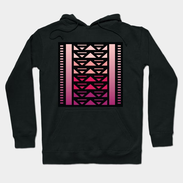 “Dimensional Flow” - V.5 Red - (Geometric Art) (Dimensions) - Doc Labs Hoodie by Doc Labs